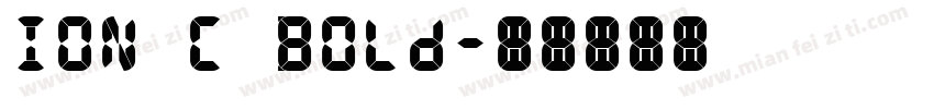 ION C Bold字体转换